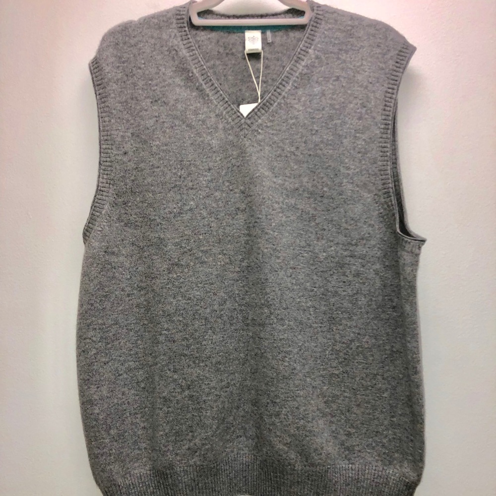 100% CASHMERE SWEATER VEST